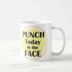 Caneca De Café Perfurador hoje nas citações inspiradas da canec