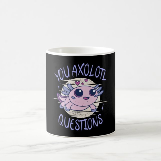 Caneca De Café Perguntas axolotl (Centro)