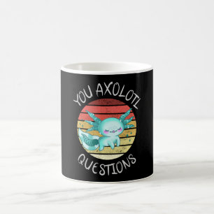 Caneca De Café Perguntas axolotl