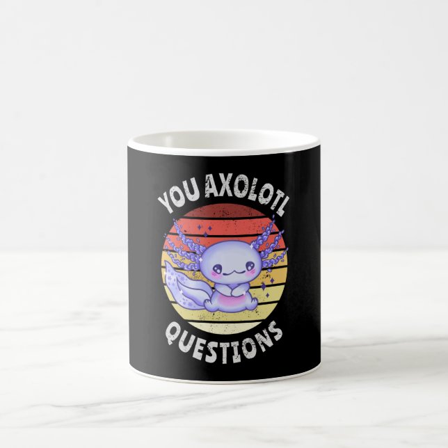 Caneca De Café Perguntas axolotl (Centro)
