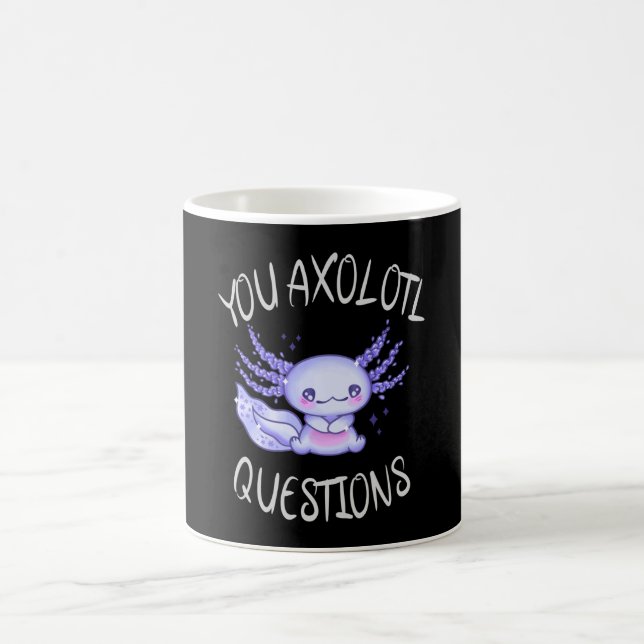 Caneca De Café Perguntas axolotl (Centro)