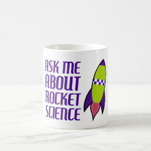 Caneca De Café Pergunte-me sobre a astronáutica