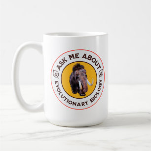 Caneca De Café Pergunte-Me Sobre A Biologia Evolucionária Wooly M