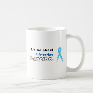 Caneca De Café Pergunte-me sobre esteróides do salvamento!