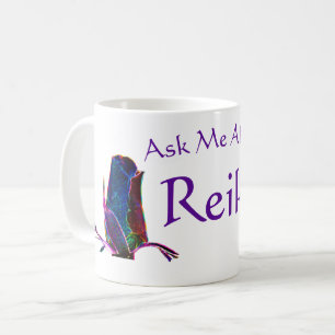 Caneca De Café Pergunte-me sobre o Reiki