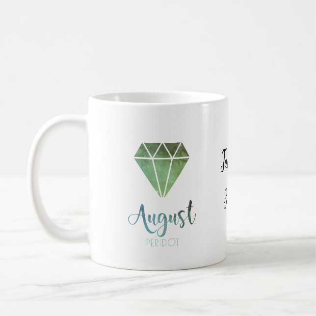 Caneca De Café Peridot de August (Esquerda)