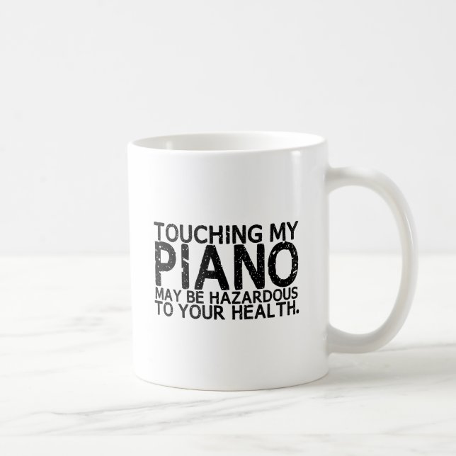 Caneca De Café Perigo de Piano (Direita)