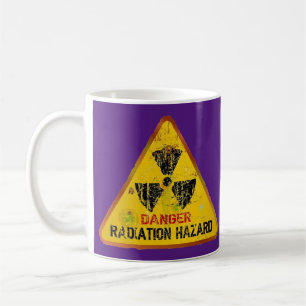 Caneca De Café Perigo de Radiação