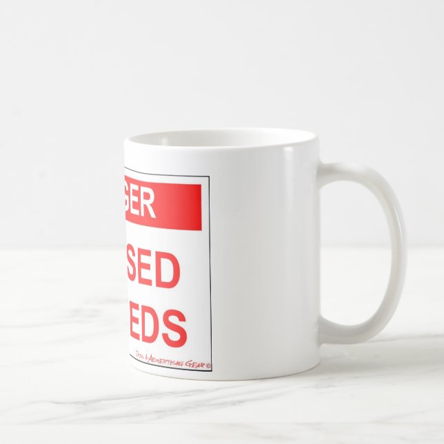 Caneca De Café Perigo - eu faltei meu Meds (Direita)