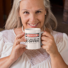 Caneca De Café Perigo Isto Pode Não Ser Café