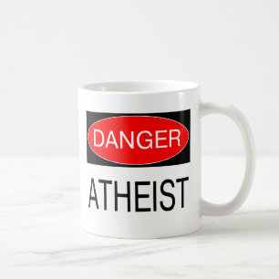 Caneca De Café Perigo - Saco Ateísta Engraçado de Camisa-T Mug Ha