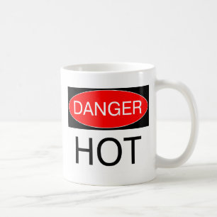 Caneca De Café Perigo - Saco De Camisa Tie Apron De Cura Engraça