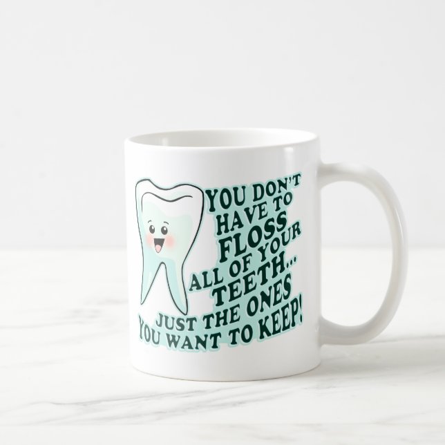 Caneca De Café Periodontist do Orthodontist do dentista (Direita)