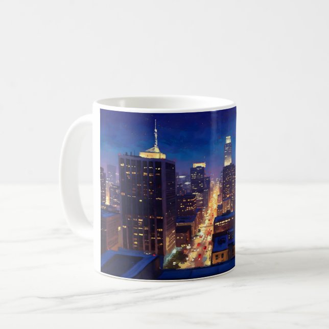 Caneca De Café Peripheral Metropolis View (Frente Esquerda)