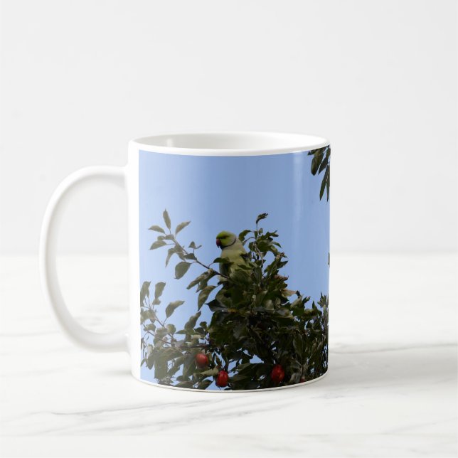 Caneca De Café Periquito-verde (Esquerda)