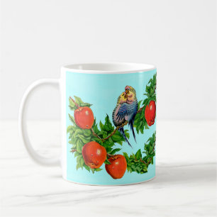 Caneca De Café periquitos apaixonados