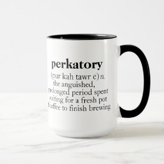 caneca de café "perkatory"