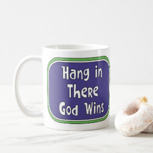 Caneca De Café Permaneça Firme - Deus Vence