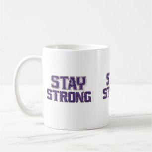Caneca De Café Permaneça Forte Resiliência Negrito