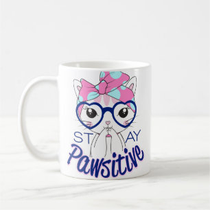 Caneca De Café Permaneça Pawsitivo