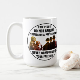 Caneca De Café Permissão e participação