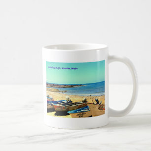 Caneca De Café Pérola do Pacífico, barcos de Mazatlan México