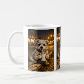 Caneca De Café Perrito con café – Noche tranquila en la ciudad