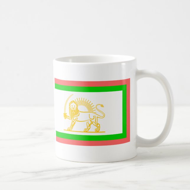 Caneca De Café Persa Bandeira (1906) (Direita)