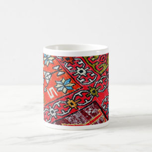 Caneca De Café Persa Oriental, Padrão Turco, Tapete