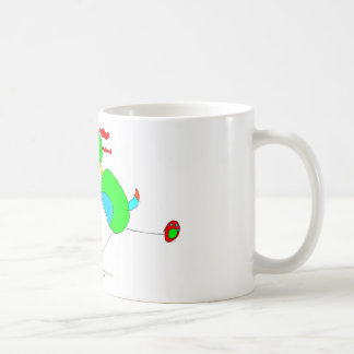 Caneca De Café Perseguição do gato e do cão de Serena
