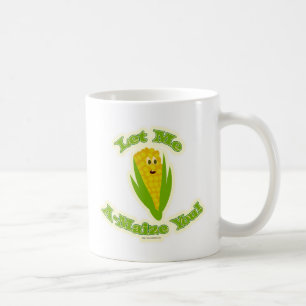 Caneca De Café Personagem de desenho animado De Milho De Milho