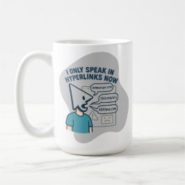 Caneca De Café Personagem de desenho animado engraçado com o curs