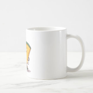 Caneca De Café Personagem de Desenho Animado Engraçado Segurando