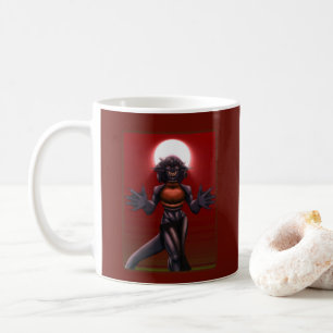 Caneca De Café Personagem de Fantasia Sombria Maji Water Genasi F