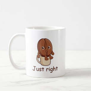 Caneca De Café Personagem de Feijão de Café Fofo Personalizado