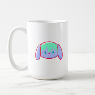 Caneca De Café Personagem de Gotícula de Água de Coelho Slime Fof