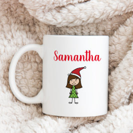 Caneca De Café personagem de miúdos de natal personalizado