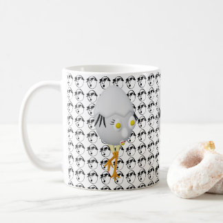 Caneca De Café Personagem de Ovo Excêntrico RG & RA Design Fofo