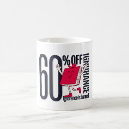 Caneca De Café Personagem do Livro Vermelho Caprichoso Ignorância