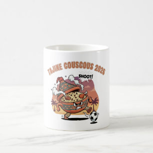 Caneca De Café Personagem engraçado de futebol Tajine & Couscous