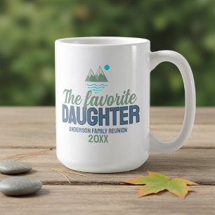 Caneca De Café Personagens da Família Filha Favorita ID1317