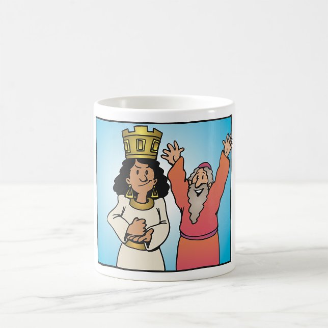 Caneca De Café Personagens da Rainha Bíblica e Baseados na Fé do  (Criador carregado)