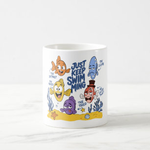Caneca De Café Personagens de Peixes Engraçados