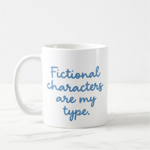 Caneca De Café Personagens Fictícios São o Meu Tipo de Livro Dive