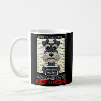 Caneca De Café Personal Stalker Miniature Schnauzer