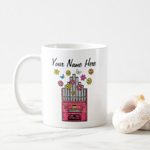 Caneca De Café Personalidade Orgânica da Igreja Floral