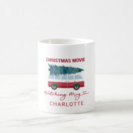 Caneca De Café Personalisierbar- Christmas Movie Mug Watching