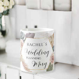 Caneca De Café Personalisierbar- Wedding-Planning-Mug