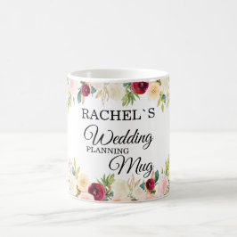 Caneca De Café Personalisierbar- Wedding-Planning-Mug Kaffeetasse
