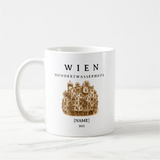 Caneca De Café Personalisierte Wien Hundertwasserhaus Tasse